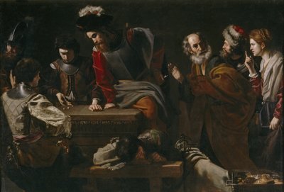 Szent Péter tagadása, 1625 körül alkotó: Nicolas Tournier