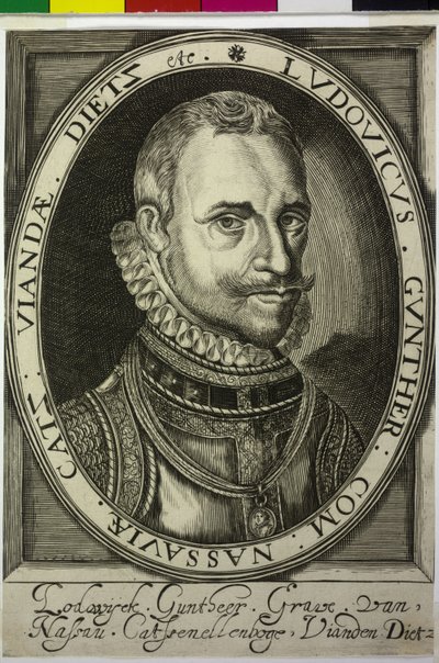 Nassau-Dillenburg grófja Lewis Guenther alkotó: Nicolas de Clerck