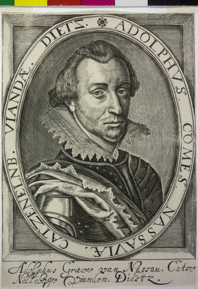 Nassau-Siegen Adolf grófja alkotó: Nicolas de Clerck