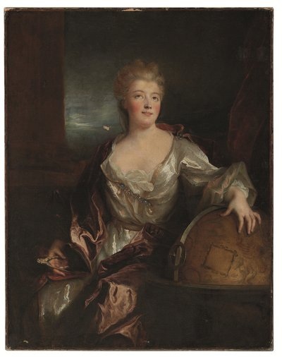 Gabrielle-Émilie le Tonnelier de Breteuil, du Châtelet márquise portréja (olaj, vászon) alkotó: Nicolas de Largillière