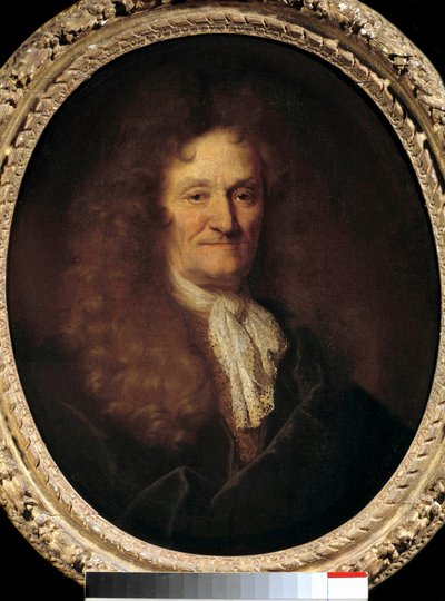 Jean de la Fontaine (1621-1695) portréja, készítette alkotó: Nicolas de Largillière