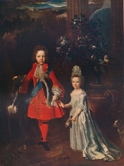 James Francis Edward Stuart 1688-1765, Louisa Maria Theresa Stuart 1692-1712, 1695, 1911 alkotó: Nicolas de Largillière