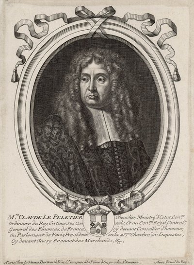 Claude Le Peletier alkotó: Nicolas de Larmessin