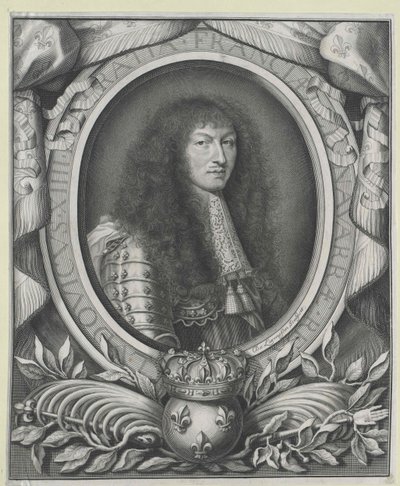 XIV. Lajos francia király (metszet) alkotó: Nicolas de Larmessin
