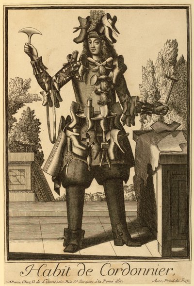 Cipész öltöny [A cipész] alkotó: Nicolas de Larmessin II