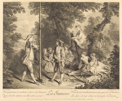 A fiatalság alkotó: Nicolas de Larmessin IV after Nicolas Lancret