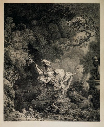 A hinta szerencsés lehetőségei, 1782. alkotó: Nicolas de Launay