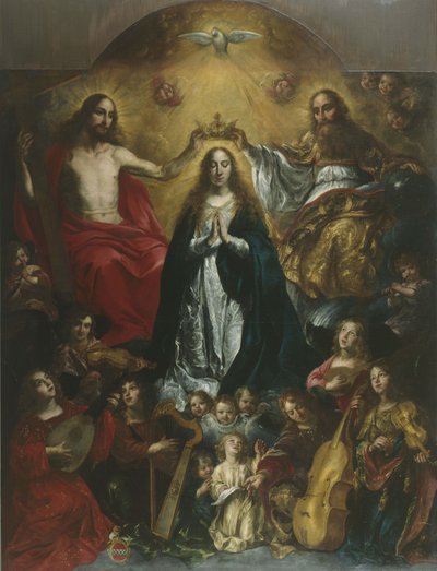 Mária megkoronázása alkotó: Nicolas de Liemaker