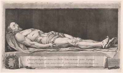 A halott Krisztus a sírban fekszik alkotó: Nicolas de Plattemontagne