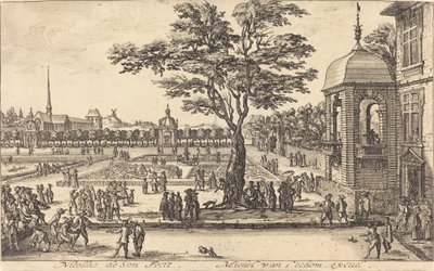 Kilátás a kertre alkotó: Nicolas de Son
