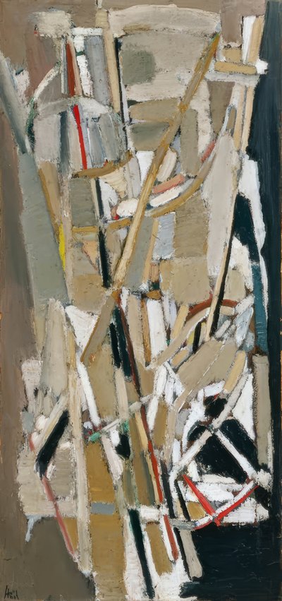 Szürke kompozíció alkotó: Nicolas de Staël