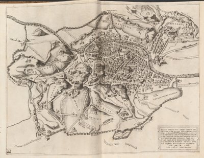Az ókori Róma topográfiai térképe alkotó: Nicolaus Beatrizet