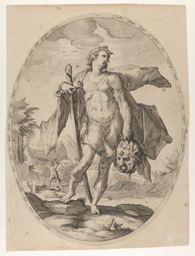 Dávid az Ószövetség hőseiről és hősnőiről, kb. 1597., kb. 1597. alkotó: Nicolaus Braeu