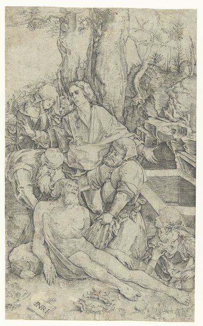 Krisztus temetése alkotó: Nicoletto da Modena (attributed to)
