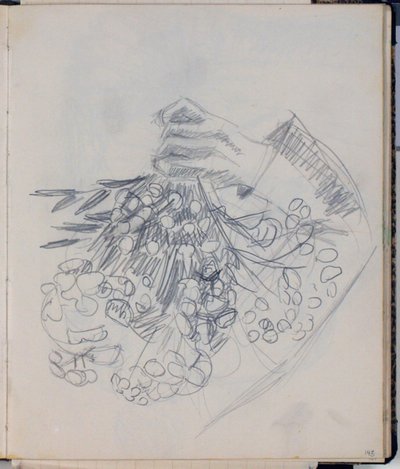 H. C. Andersen jobb karja. Vázlat a Nysø réthez (Odense) alkotó: Niels Larsen Stevns
