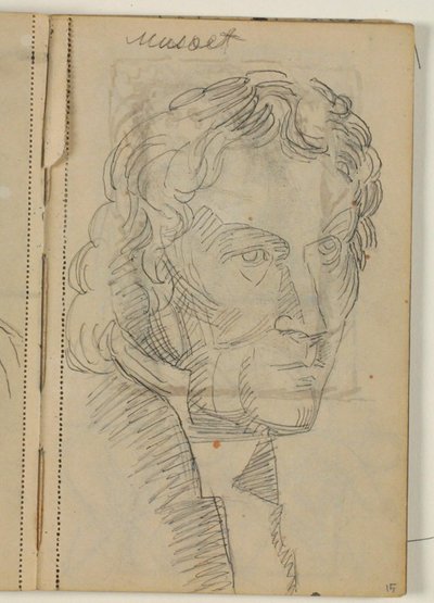 Thorvaldsen tanulmánya Eckersberg festménye után (1814) alkotó: Niels Larsen Stevns