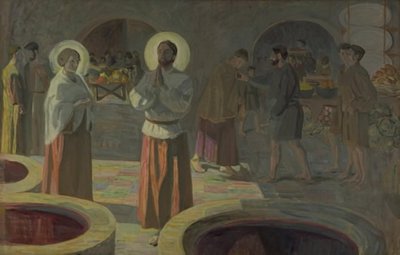 Esküvő Kánában alkotó: Niels Larsen Stevns
