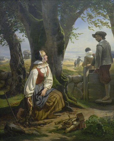 Kirsten Svendsdatter megtalálta az aranyszarut Gallehusban 1639. július 20-án alkotó: Niels Simonsen