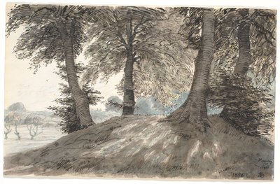 "Ugráló domb Nysø mellett" alkotó: Niels Skovgaard