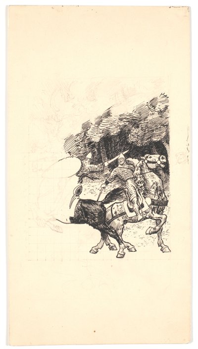 Roland és Olivér párharca alkotó: Niels Skovgaard