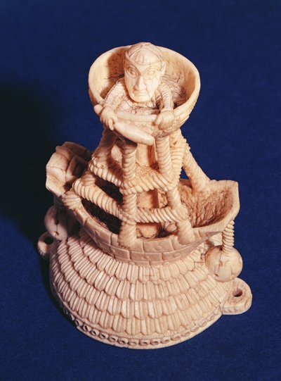 A Sópince felső része, a Heraldikus Hajó mestere, Nigéria, Bini-portugál, 1525-1600 körül alkotó: Nigerian