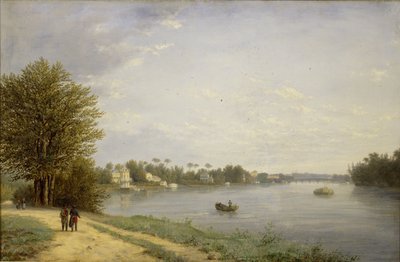 Kilátás a Yelagin-szigetre alkotó: Nikanor Grigoryevich Chernetsov