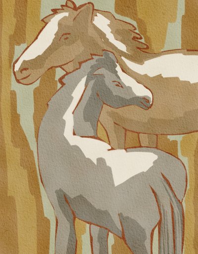 A Calm Horse család alkotó: Nikita Jariwala