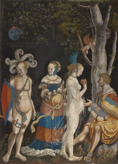 Párizs ítélete, 1517-1818 (festetlen vegyes technika, vászon) alkotó: Niklaus Manuel