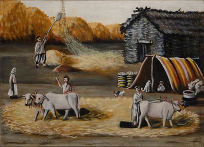 Threshing Floor alkotó: Niko Pirosmani