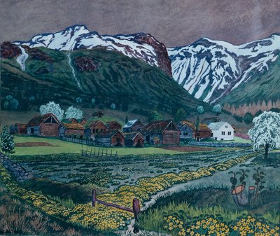 Boglárka éjszaka alkotó: Nikolai Astrup