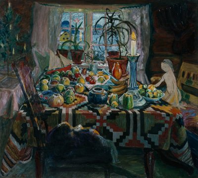 Karácsony napja (olaj, vászon) alkotó: Nikolai Astrup