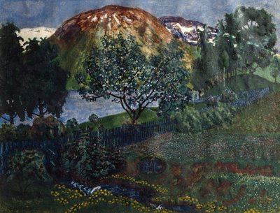 Júniusi este a kertben alkotó: Nikolai Astrup