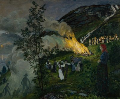 Szentiván tűz alkotó: Nikolai Astrup