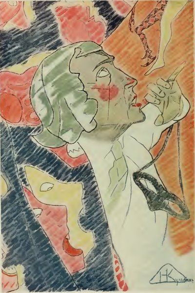 Nyikolaj Evreinov portréja 1879-1953 alkotó: Nikolai Ivanovich Kulbin