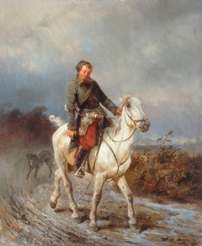 Visszatérés a vadászatból alkotó: Nikolai Jegorowitsch Swertschkow