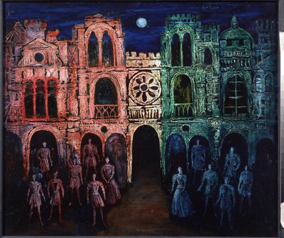 Színpadkép William Shakespeare Romeo et Juliette című darabjához, 2002 (rajz) alkotó: Nikolai Konstantinovich Agafonov