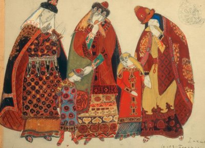 Borodin, Igor herceg / Roerich figurái alkotó: Nikolai Konstantinowitsch Roerich