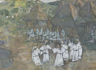 Körtánc, 1900-as évek eleje alkotó: Nikolai Konstantinowitsch Roerich