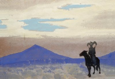 Dzsingisz kán anyja / N. K. Roerich festménye alkotó: Nikolai Konstantinowitsch Roerich