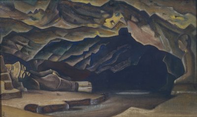 Parinirvana, 1935-1936 alkotó: Nikolai Konstantinowitsch Roerich