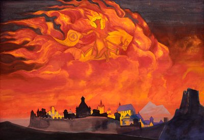 Sophia – a Mindenható Mikulás Protectrix bölcsessége, 1932. alkotó: Nikolai Konstantinowitsch Roerich