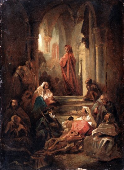 Jelenet Dante Alighieri (1265-1321) életéből (A Scene From the Dante Alighieri