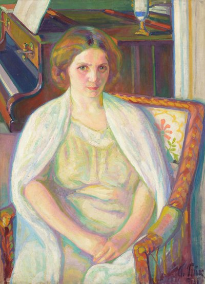 Észt: "Alviina Hyllestedt portréja" alkotó: Nikolai Triik