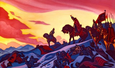 Alekszandr Nyevszkij alkotó: Nikolai Konstantinowitsch Roerich