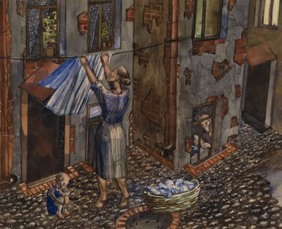 Régi udvar, 1930 alkotó: Nikolay Ivanovich Evgrafov