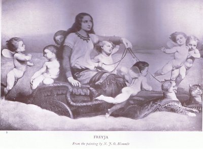 Freyja, 1920-as évek alkotó: Nils Blommer