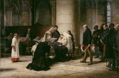 Egy hős halála, 1888 alkotó: Nils Forsberg the Elder