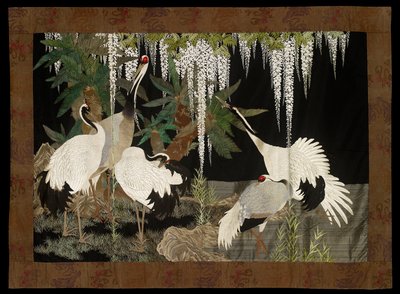 Daruk, cikádok és wisteria, c1905 alkotó: Nishimura Sozaemon