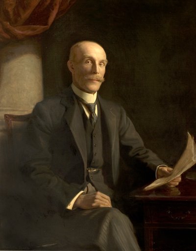 Sir John T. McCraith, JP (olaj, vászon) alkotó: Noel Denholm Davis