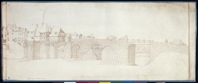 Charenton panoráma (toll és tinta papíron) alkotó: Noel Gasselin